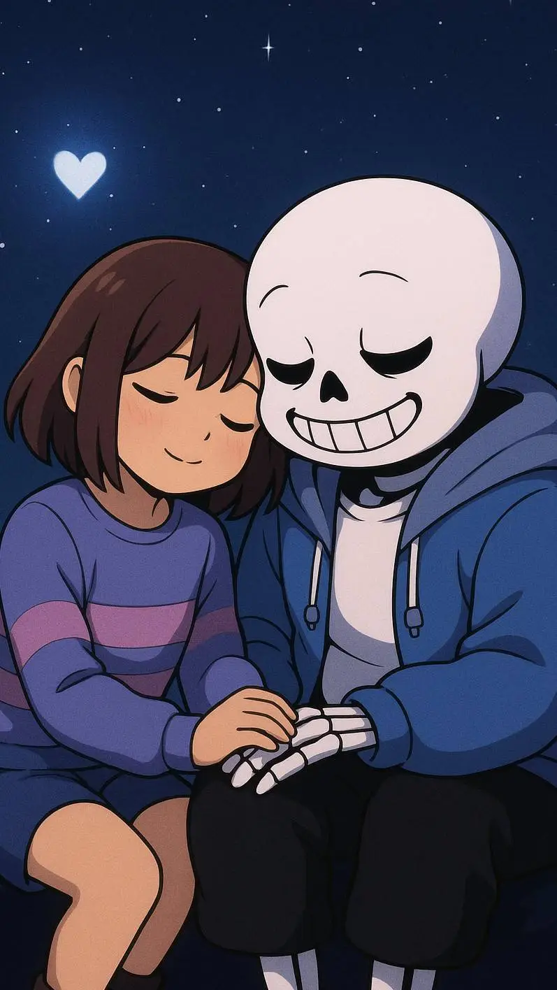 ai character: undertale kid  background