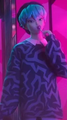 ai character: baby saja🤪 background