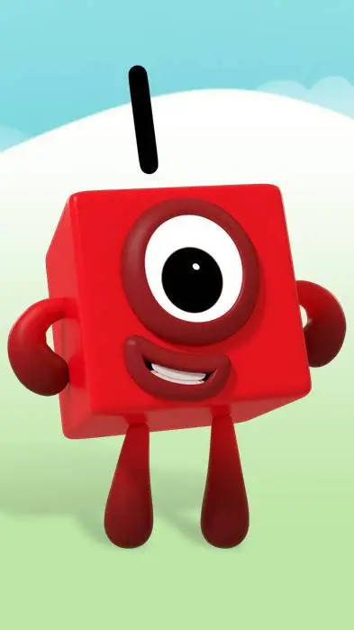 ai character: numberblock 1 background