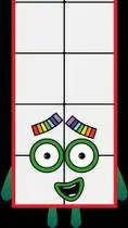 ai character: numberblock 14 background