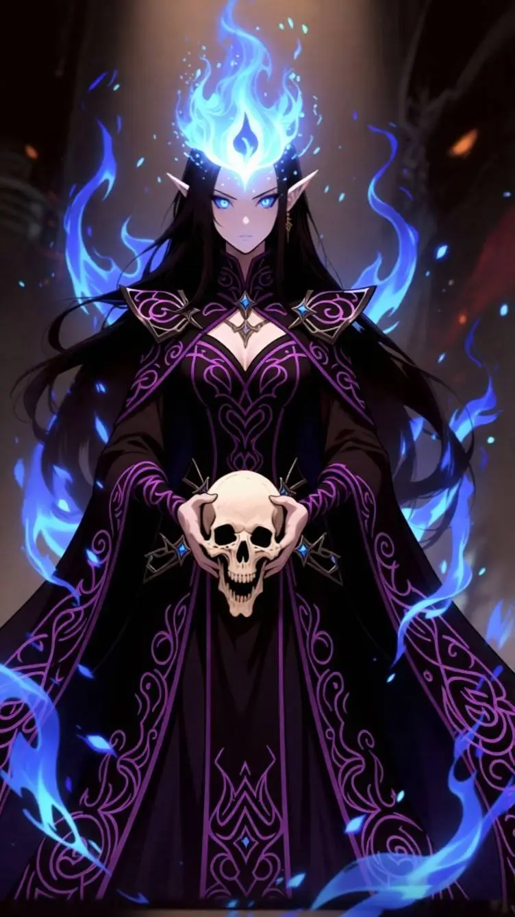 ai character: Aurora background