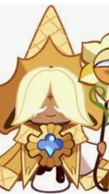ai character: Pure vanilla cooki background