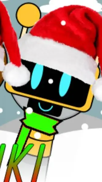 ai character: sprunki Christmas background