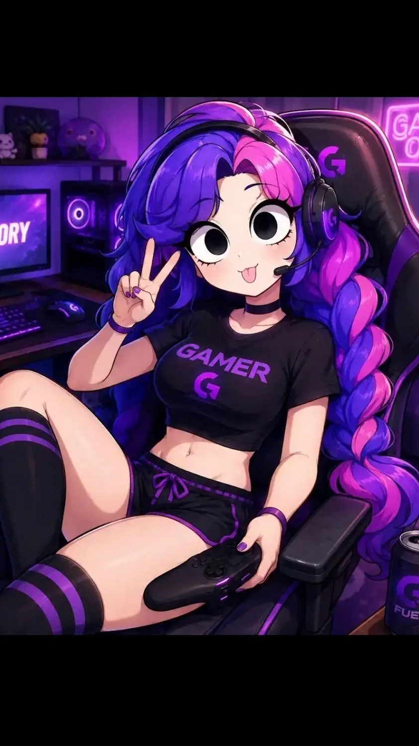 ai character: lily love braids  background