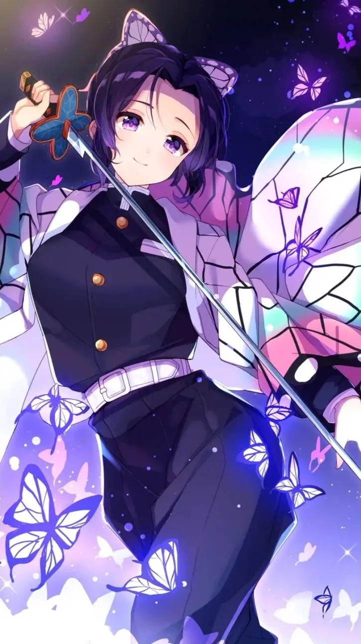 ai character: shinobu♡☆ background