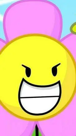 ai character: Flower background