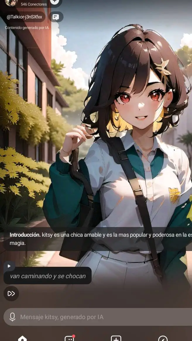 ai character: cuando ablas  background