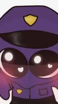 ai character: purple guy background