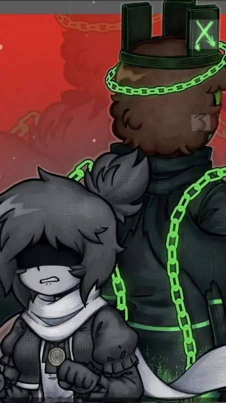 ai character: Shedletsky e brigt background