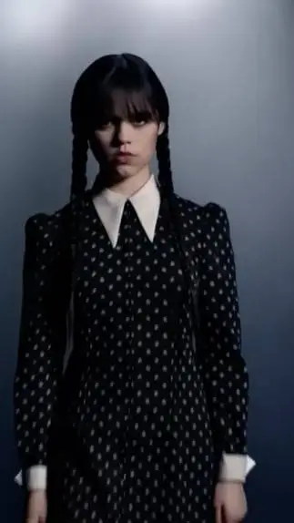 ai character: wednesday Addams  background