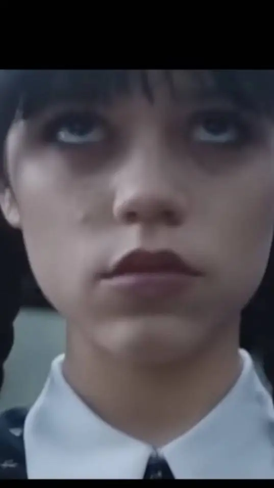 ai character: wednesday Addams  background