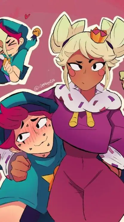 ai character: MANDY X CHESTER background