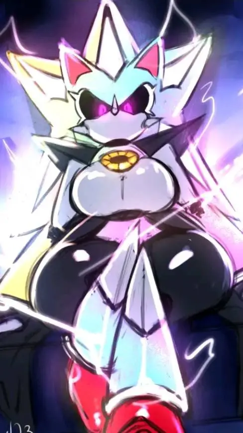 ai character: metal Sonic fem background