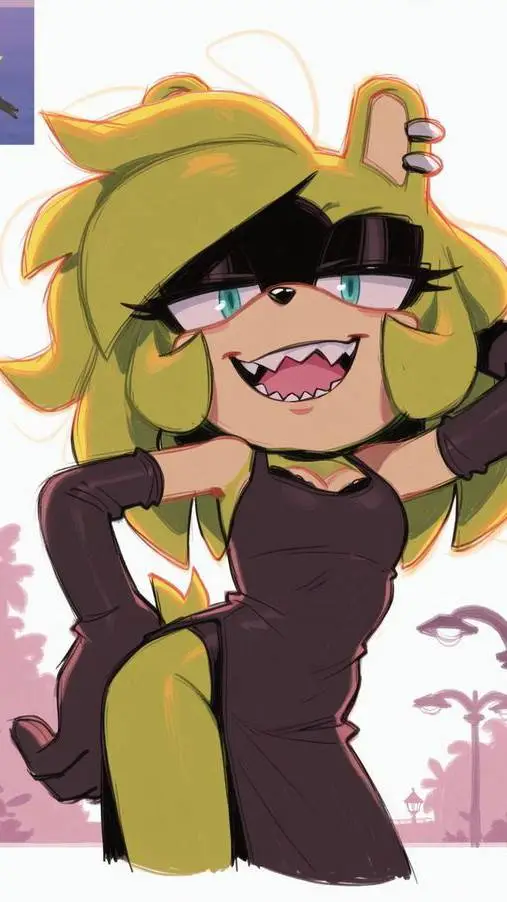 ai character: 💚SURGE💚 background