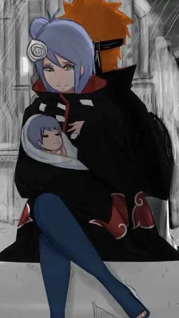 ai character: konan x pain background