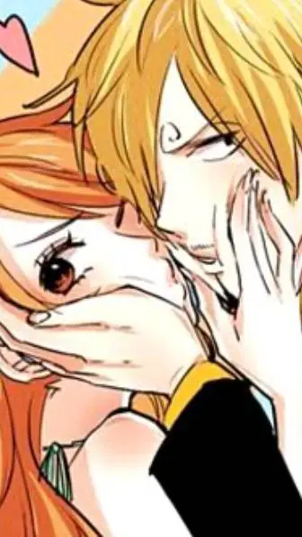 ai character: nami x Sanji background