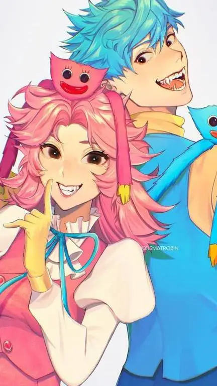 ai character: Kissy x Huggy background