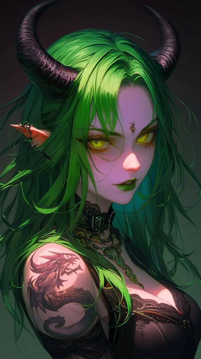ai character: 🌿SERAPHINE🌿 background