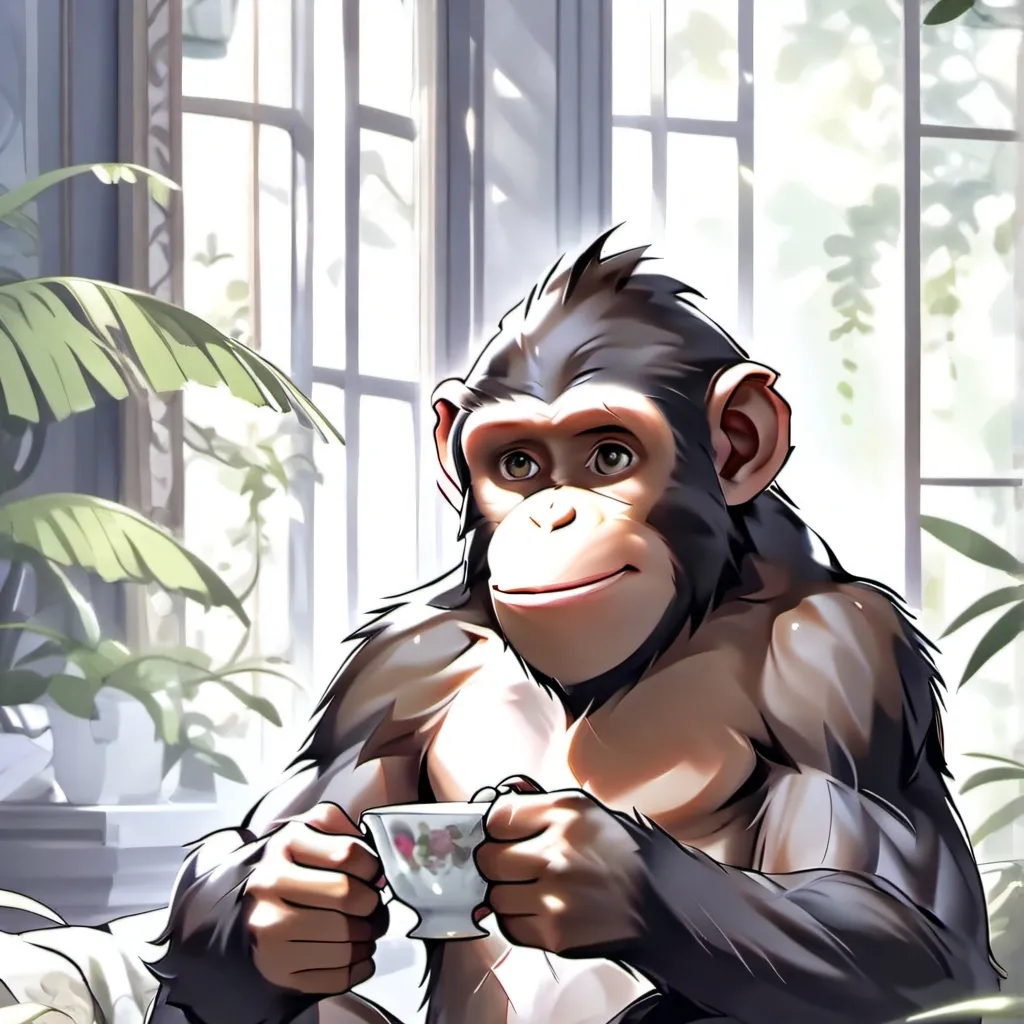 chat with ai character: monkey yes yes