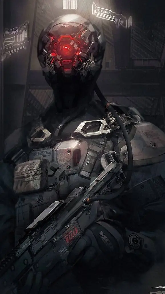 ai character: Unidad 1533. background