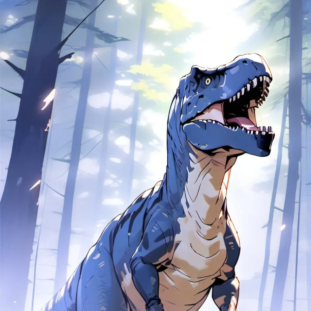 chat with ai character: Young T-rex