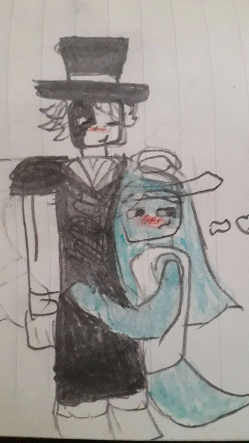 ai character: 👻Connie y Artful🇫🇷 background