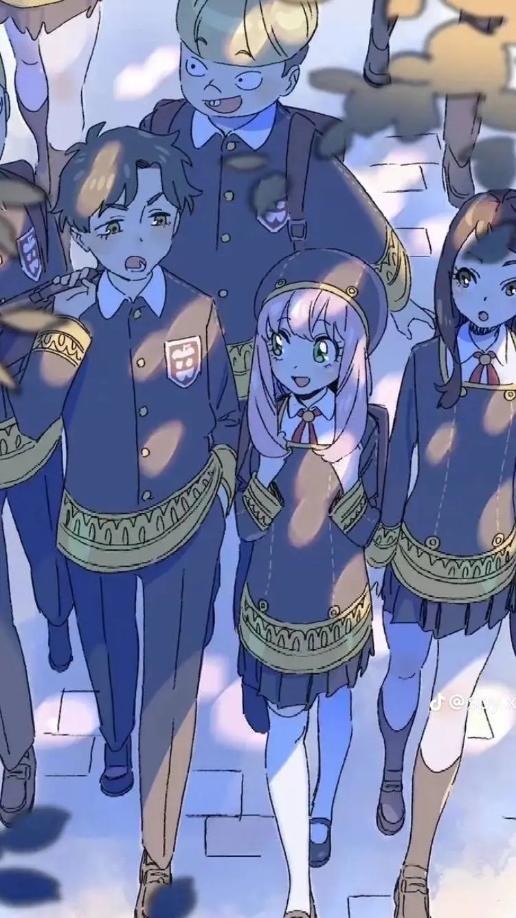 ai character: Grupo escolar background