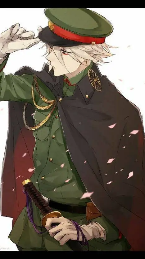 ai character: Military finishes background