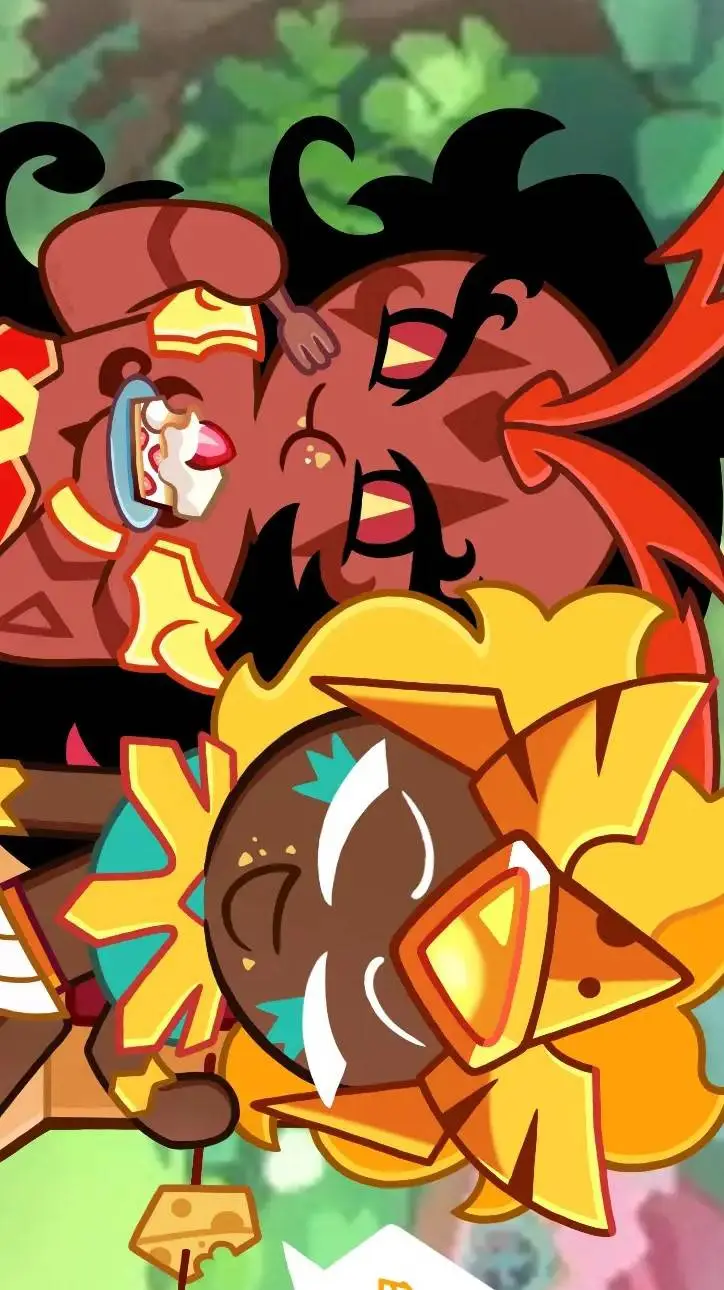 ai character: Burningcheese idk background