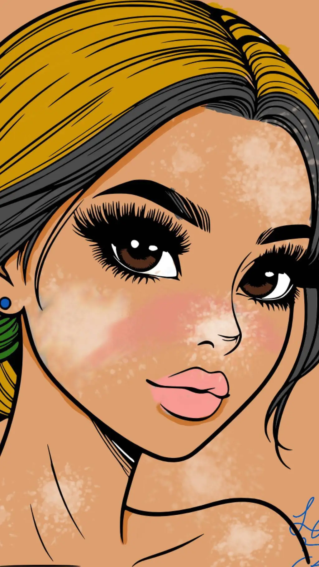 ai character: . CLARA *♡*♡ background