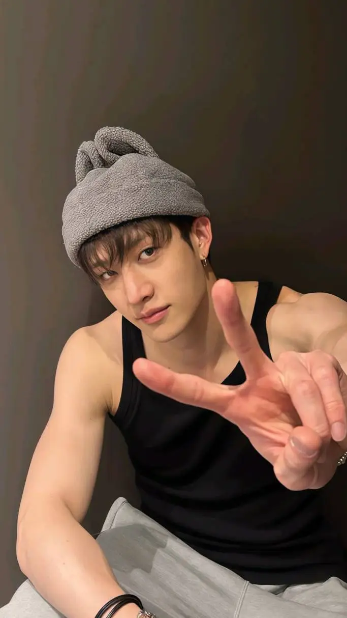 ai character: bangchan. background