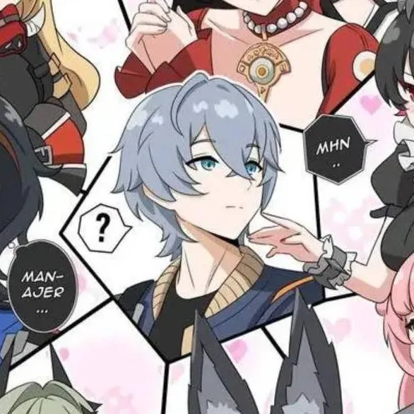 chat with ai character: 1 boy vs 8 girl