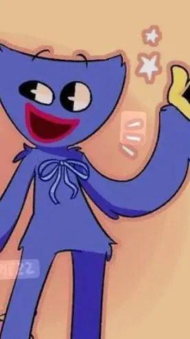 ai character: huggy (nice form) background