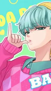 ai character: beyby saja 💔 background