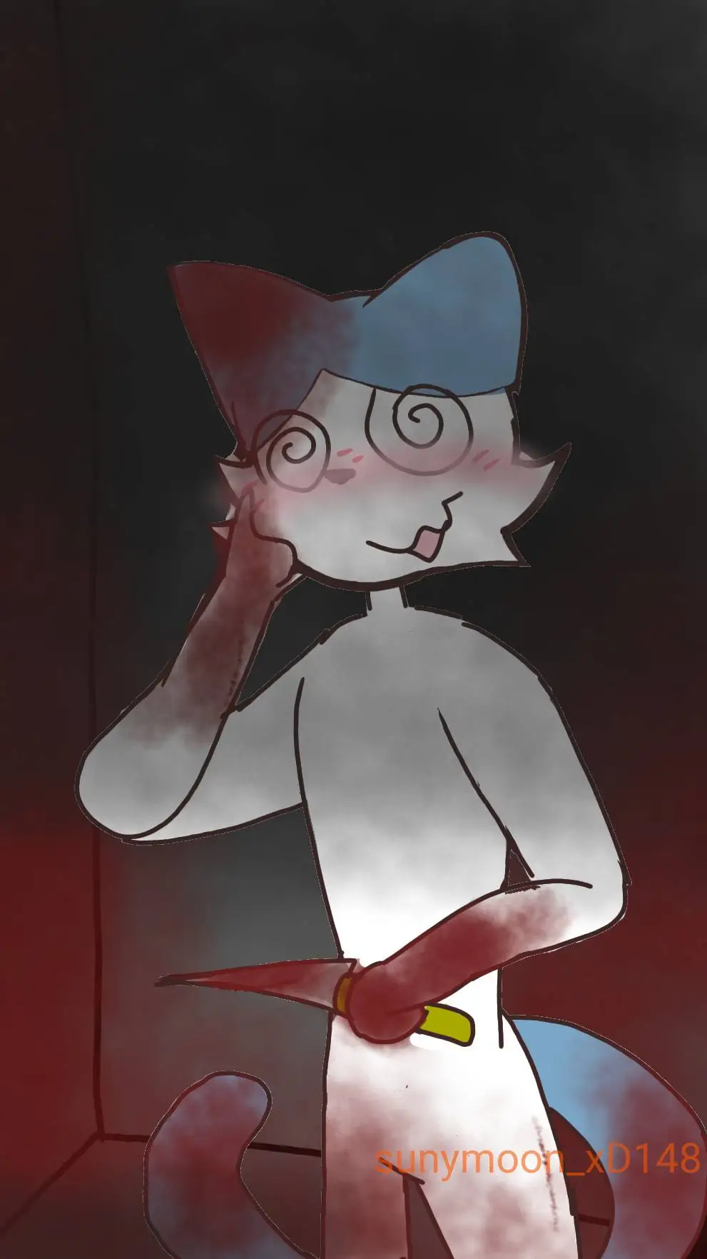 ai character: yandere Hachiware background