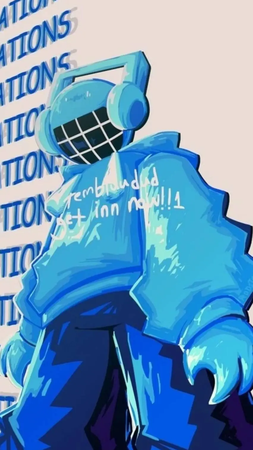 ai character: bluudud background