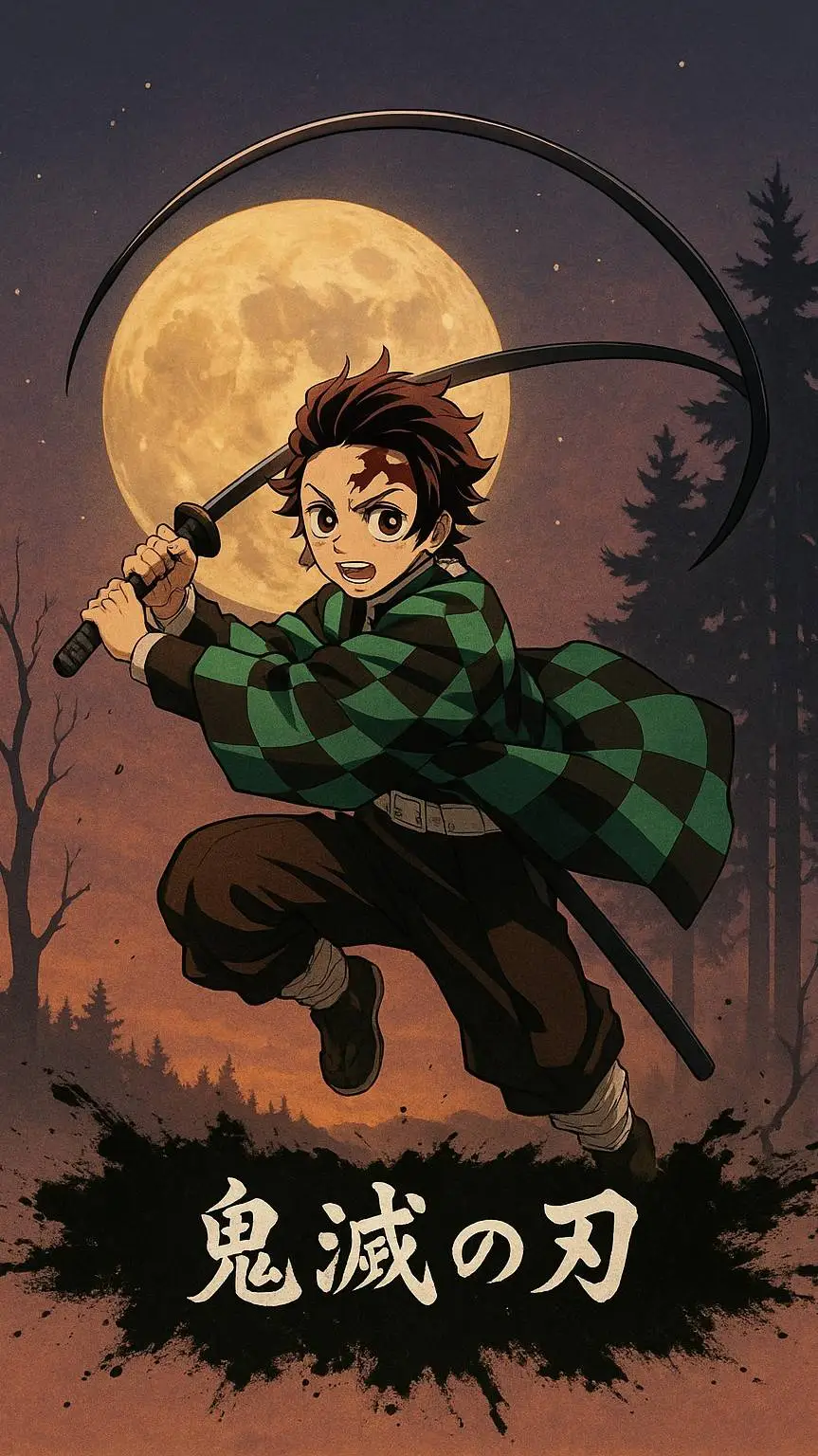 ai character: Tanjiro's b-day background