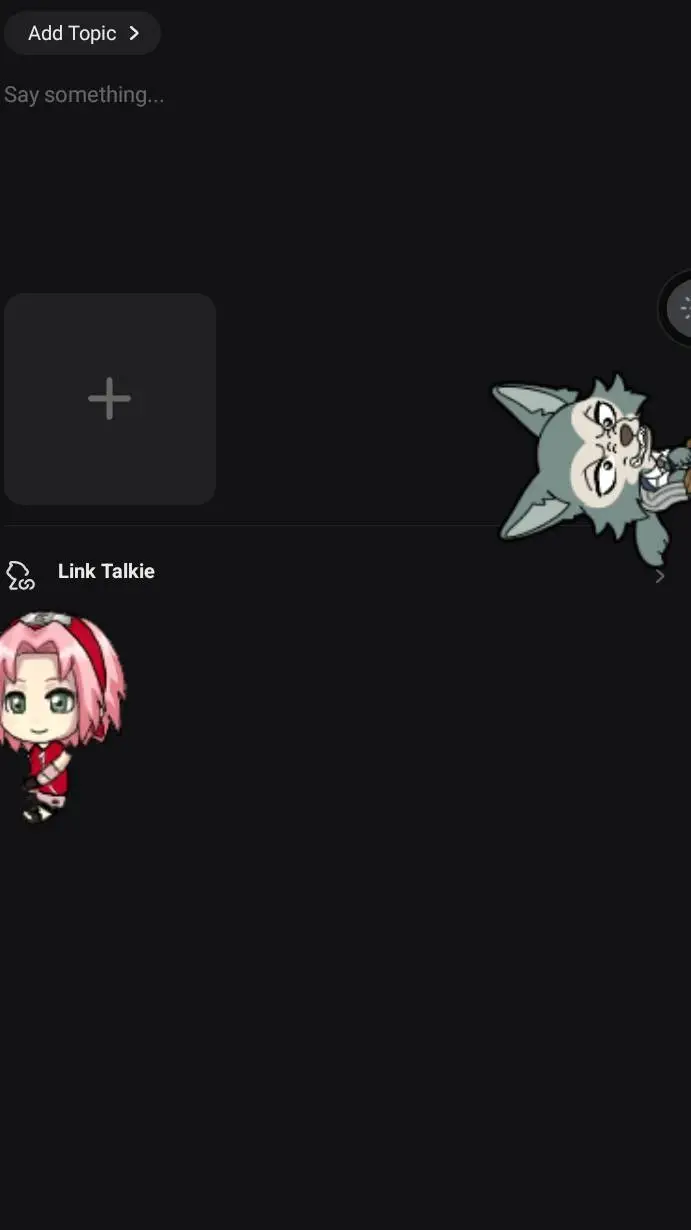 ai character: Nothing background
