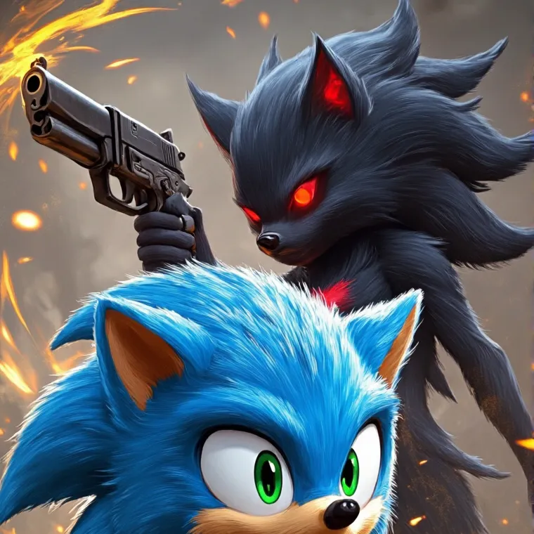 chat with ai character: Sonic and Shadow