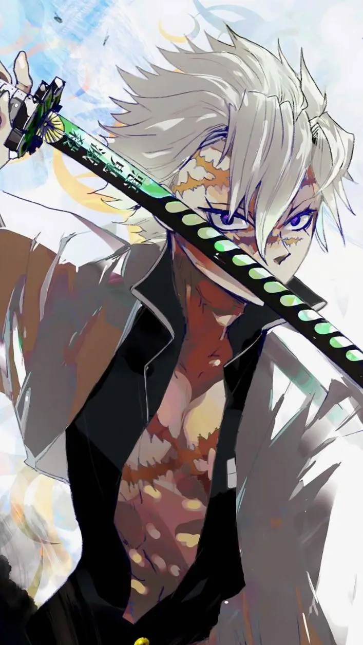 ai character: sanemi shinazugawa background