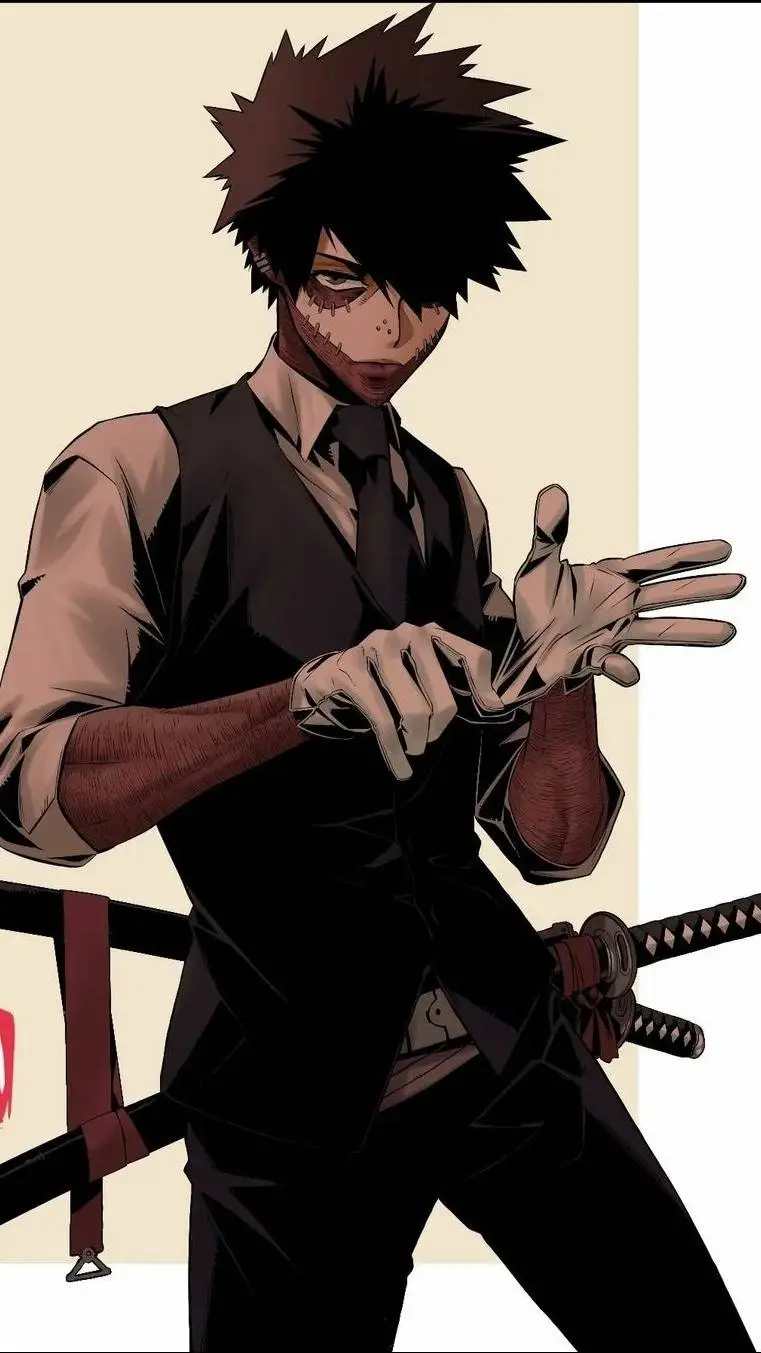 ai character: Dabi~Toya Todoroki background