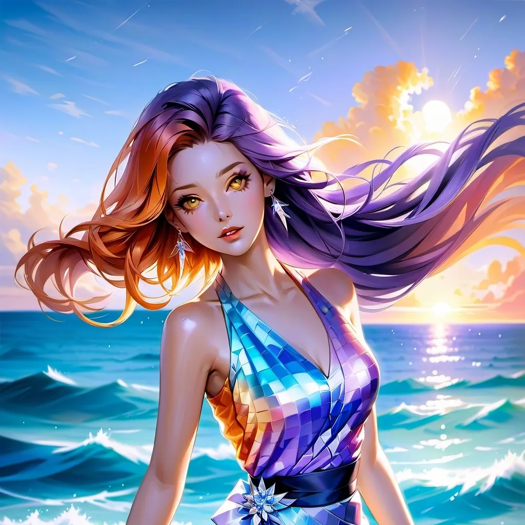 chat with ai character: Sunset