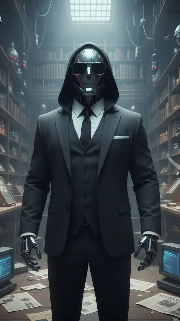 ai character: LexiScript background