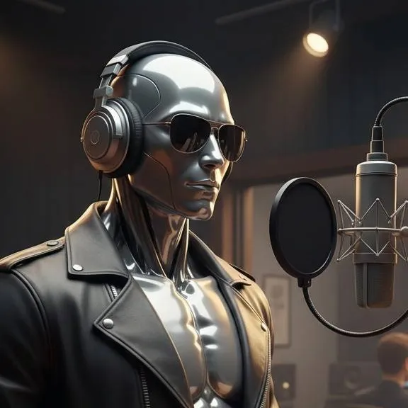 chat with ai character: dubbing robot 