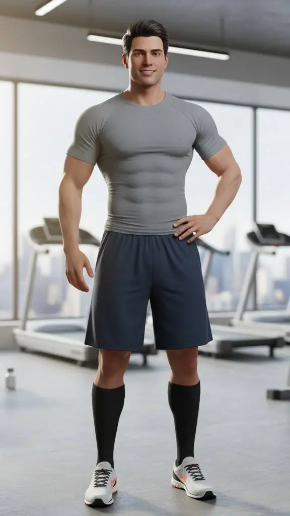 ai character: Entrenador del Gym background