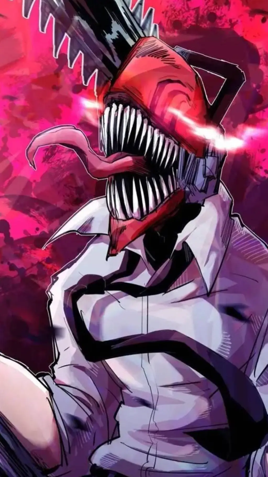 ai character: chainsaw Man background