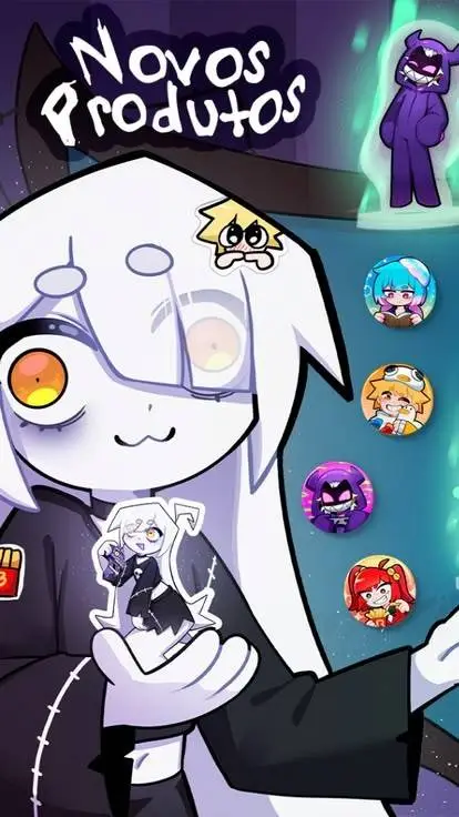 ai character: turma da batatinha background