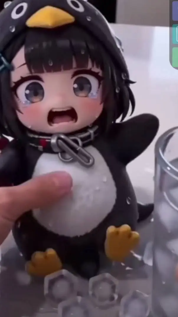 ai character: gugu penguin background