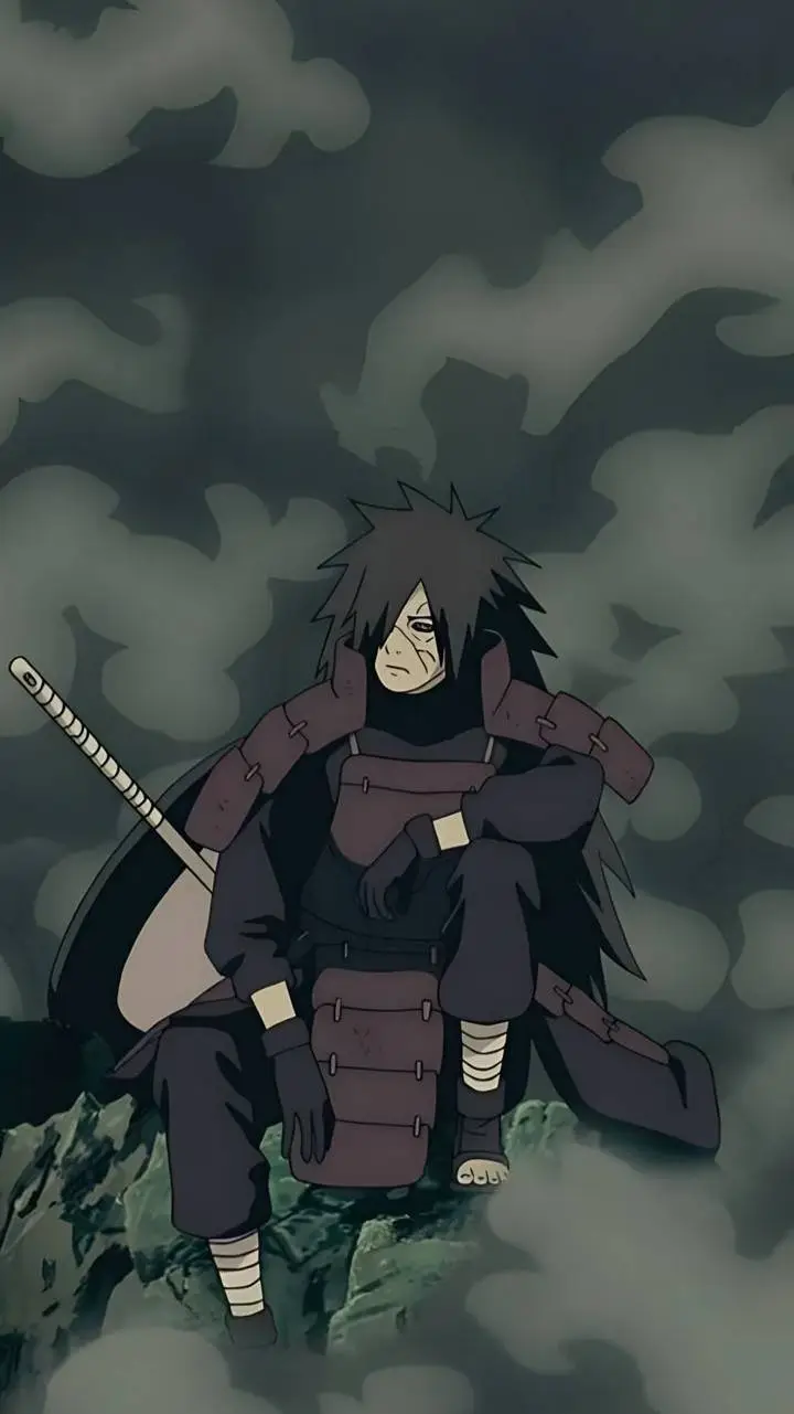 ai character: Madara en Kny background