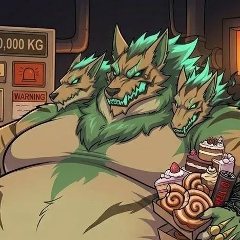 chat with ai character: cerberus wolf